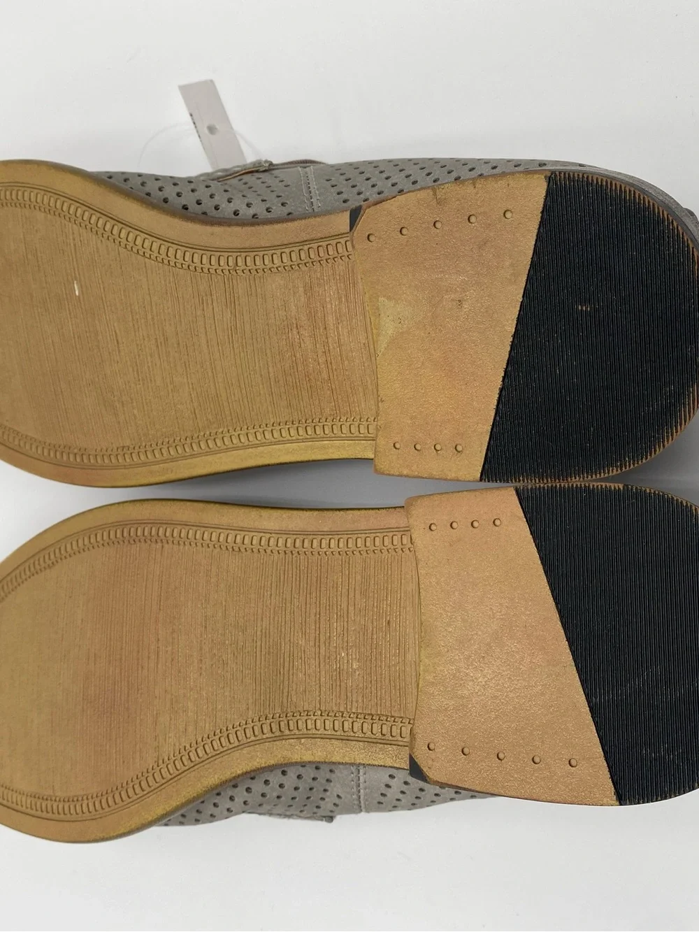 Dexter Gray Perforated Slip-On Dress Loafer Men's Comfort Round Toe US 9